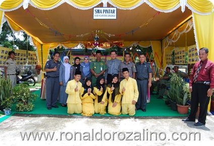 Musyawarah Perencanaan Pembangunan Musrenbang 2010 di Kecamatan Kuantan Tengah SMAN Pintar Mengikuti Stan Bazar