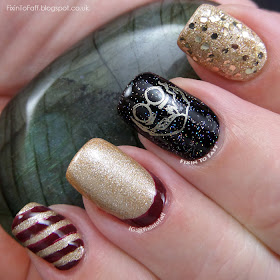 Harry Potter nail art look, a blogger collaboration with Belle Glamour.