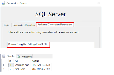 SQL Server 2016 Yenilikleri - Always Encrypted - Column Encryption Settings