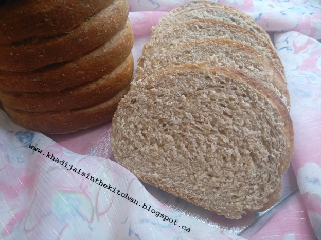 Pain moelleux farine entier soft whole wheat bread blando harina integral بدقيق القمح الكامل