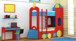 dormitorio infantil con litera