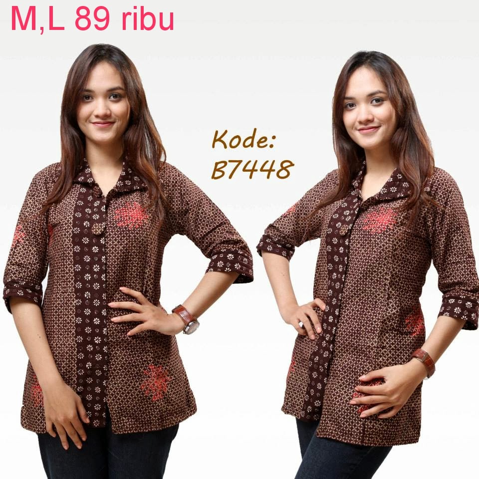  Contoh  Model Baju  Batik  Model Baju  Batik 