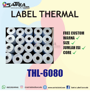 label barcode thermal 6080