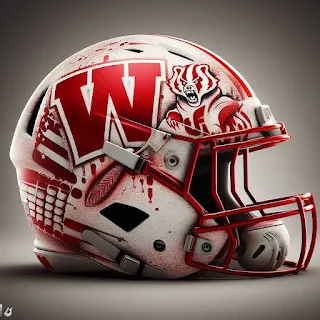 Wisconsin Badgers Concept Football Helmets 2024