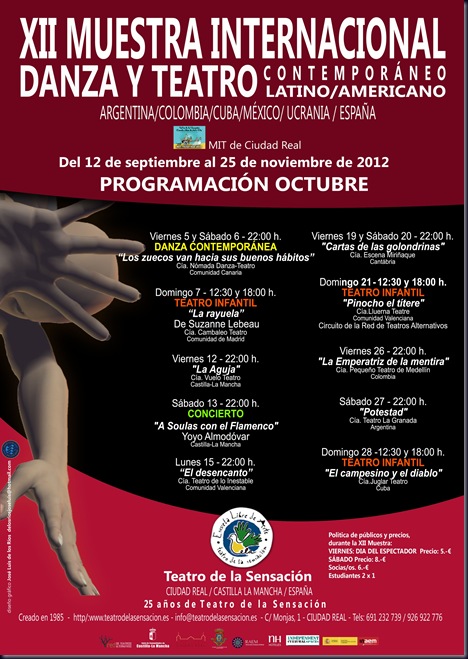 CARTEL GENERAL OCTUBRE-XII MUESTRA 012