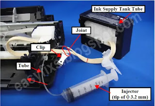 Discharging Ink Epson L130, L132, L220, L222, L310, L312, L313, L360, L362, L363, L365, L366 - 03