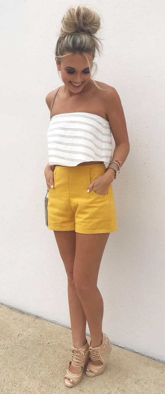 pretty cool outfit: top + shorts
