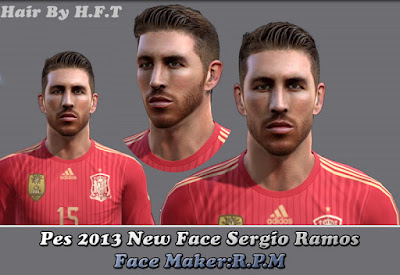 Pes 2013 New Face Sergio Ramos by R.P.M