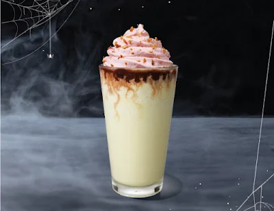 Starbucks Pistachio Spooky Creme Frappuccino