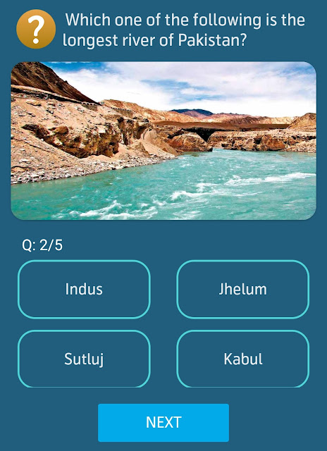 Which one of the following is the longest river of Pakistan?