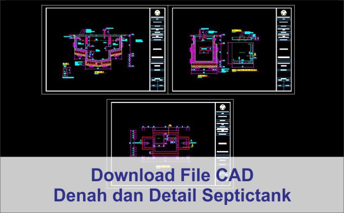 Denah dan Detail Septictank