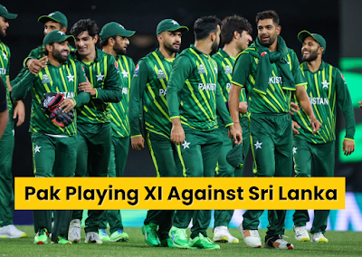 pak palying 11 against sri lanka