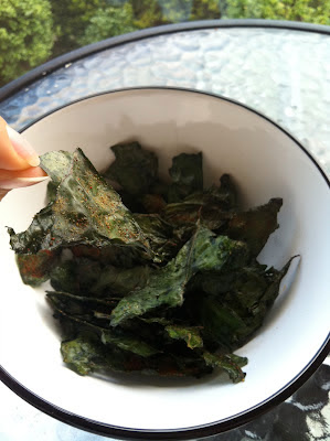 Southern Spoon Blog: seasoned swiss chard/ kale chips