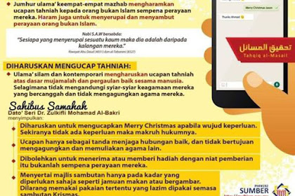 hukum ucap merry christmas