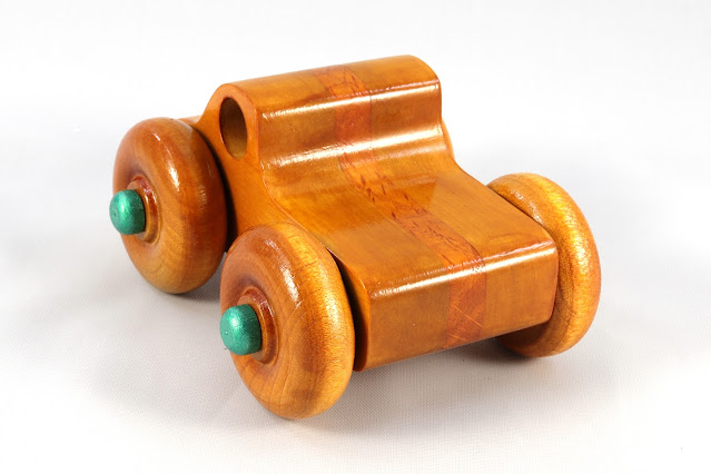 Handmade Wood Toy Monster Truck, Based on the Play Pal Series Pickup Truck