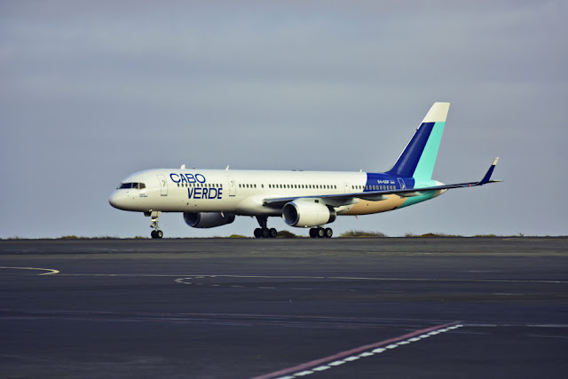 Aeronave da Cabo Verde Airlines