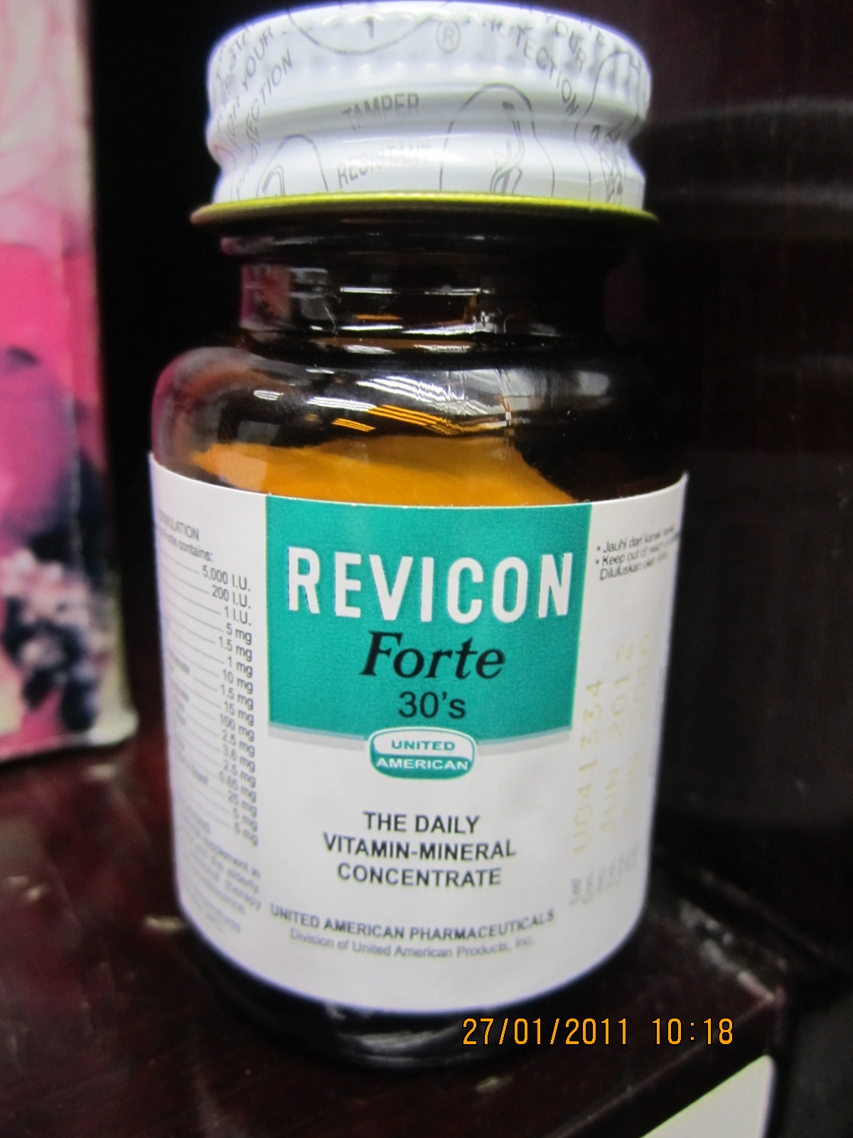 Zarina Zayanah: Revicon (vitamin)