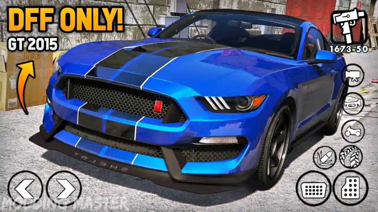 1mb Ford Mustang Gt 15 Dff Only Car Mod For Gta San Andreas Android