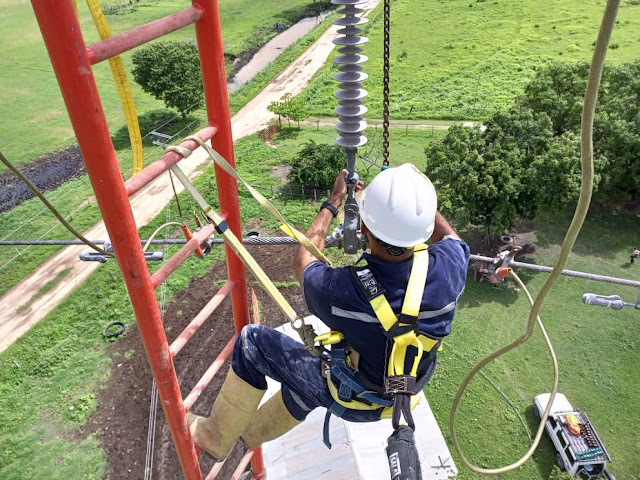 APURE: Realizan mantenimiento en líneas de transmisión San Fernando II y Achaguas 115 kV.