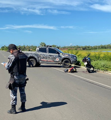 PM regista homicídio em estrada no litoral do Piauí
