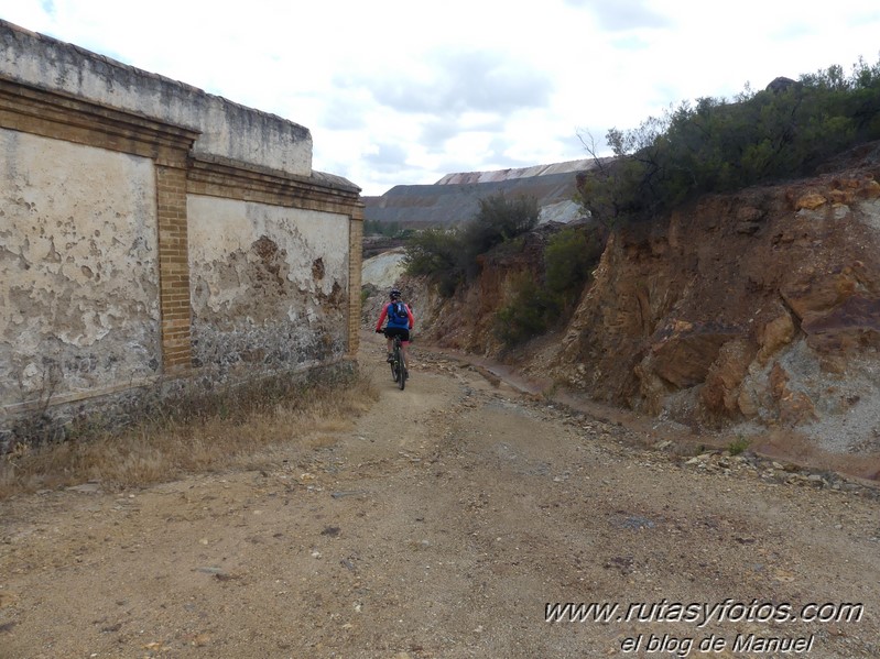 Castillo de las Guardas - Minas de Río Tinto en BTT