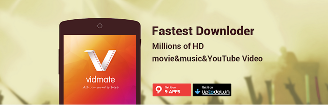 تطبيق مهم لتحميل الأغاني و الفيديو و الأفلام من اي موقع بسرعة Vidmate