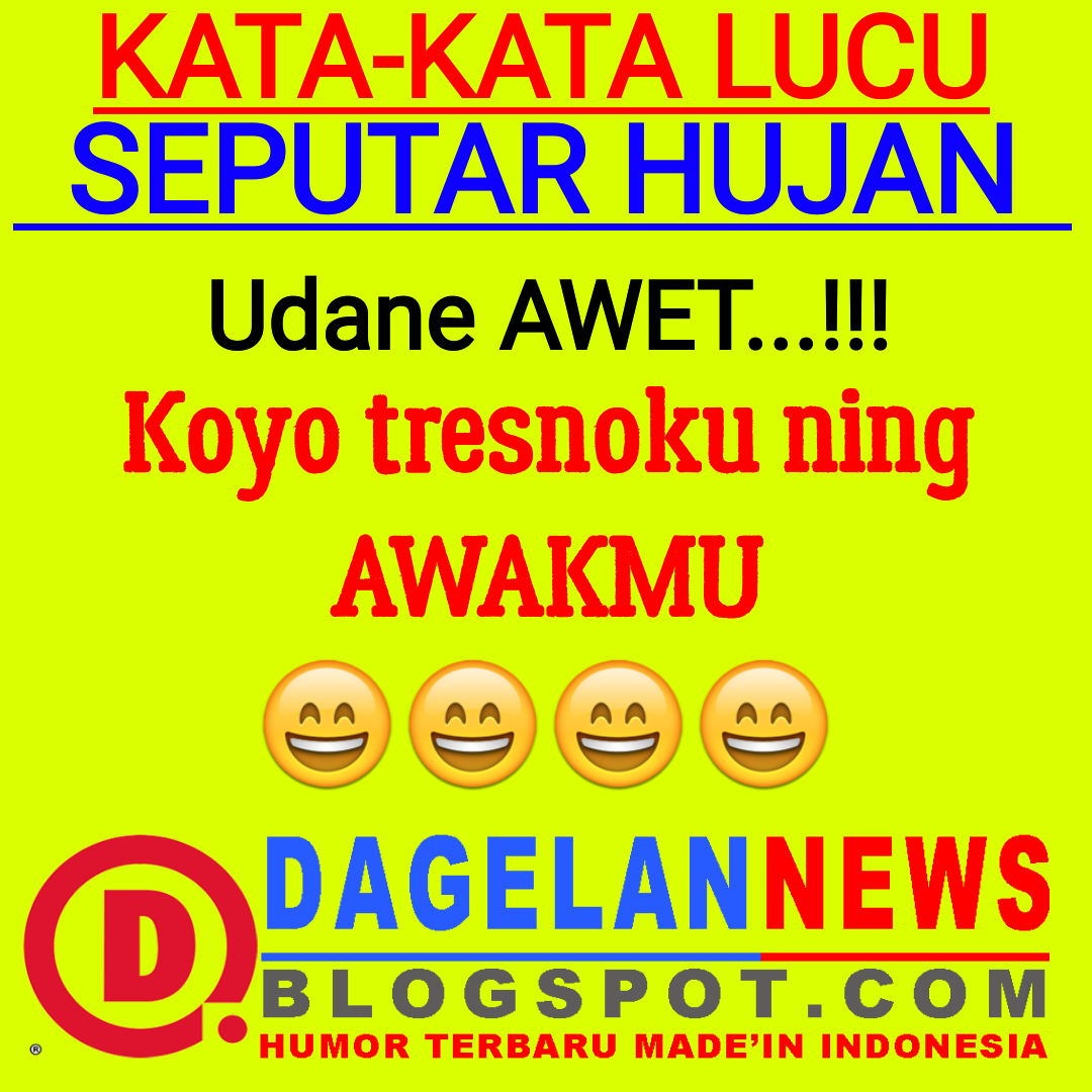 GAMBAR KATA-KATA LUCU TENTANG HUJAN - DAGELAN NEWS