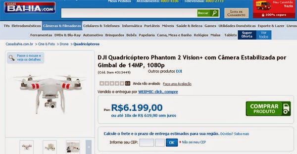  Comprar drone parcelado