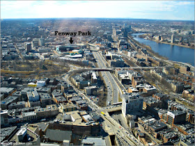 Fenway Park desde el Observatorio del Prudential, Boston