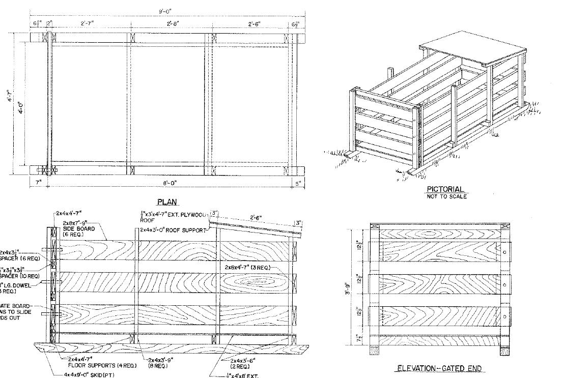 Design Of A Piggery House  Modern Design