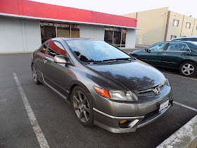 Honda Civic SI before color change at Almost Everything Auto Body.