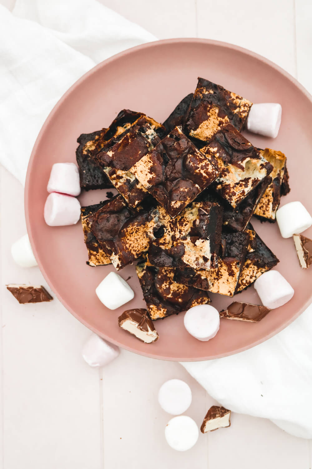 Milky Way and Marshmallow Fudgy Brownies | Take Some Whisks