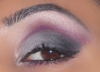 mac, purple, grey, white, black, smokey, beauty, makeup, smokey, eyeshadow, blog, tutorial, sleek, ultra matte, v2, pallette