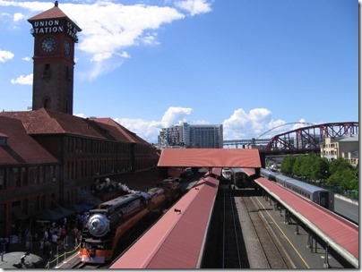 IMG_2868 Southern Pacific Daylight GS-4 4-8-4 #4449 at Union Station in Portland, Oregon on May 8, 2010