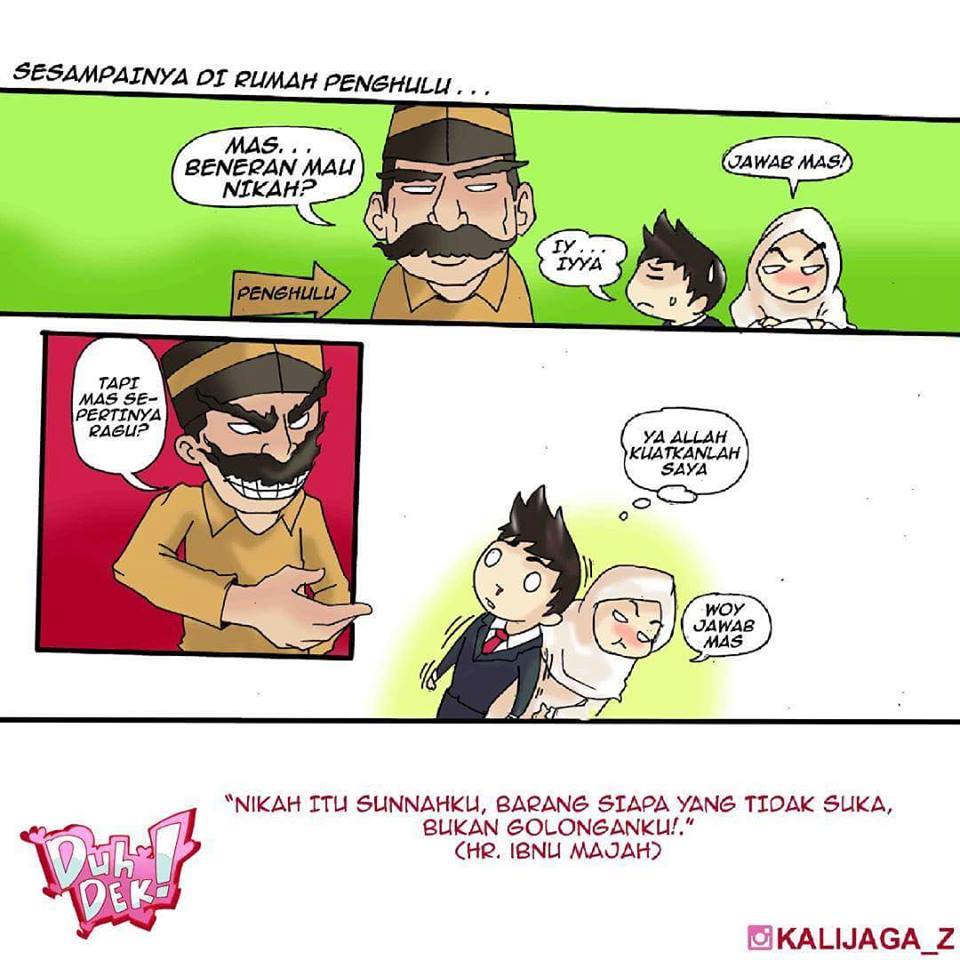 Masih Ingat Meme Kartun Ngajak Nikah Di KUA Ini Lihat Versi