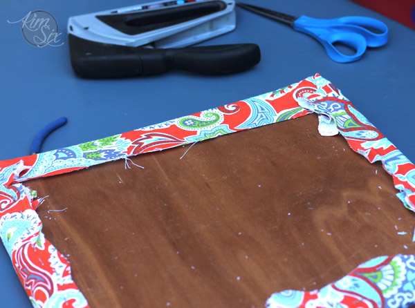 Reupholstering chair pad