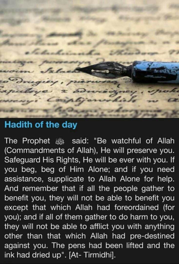 Hadith of the day