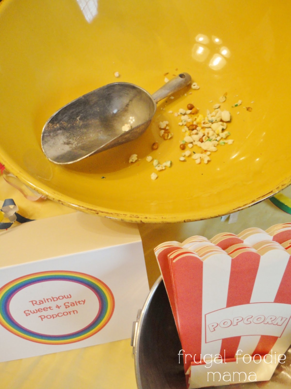popcorn  Just ;) rainbow party The this microwave may  have guests popcorn recipe saying. loved