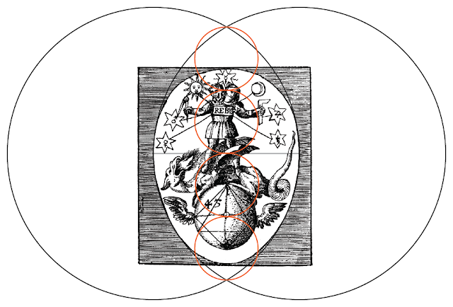 The Alchemical Rebis Vesica Piscis, Radius & 4 Circle overlay by Lori Tompkins (21.3.2023)
