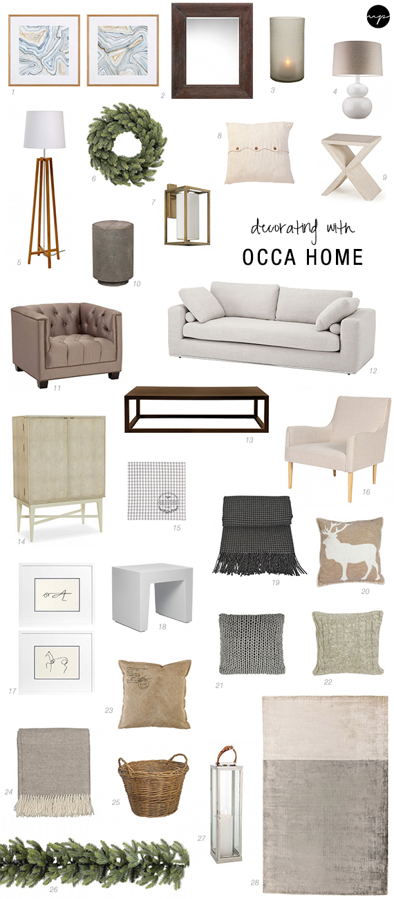 Férias com lista OCCA Home Shopping