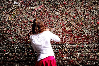 The Seattle Gum Wall Seen On www.coolpicturegallery.net