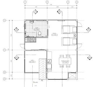 บ้านผู้สูงวัย บ้านชั้นเดียว บ้าน UNITY HOUSE 1ห้องนอน 1ห้องน้ำ