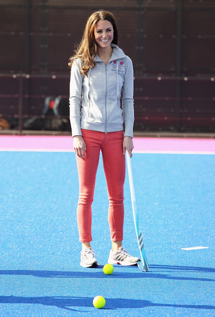 3. Kate Middleton Playing Hockey 2014