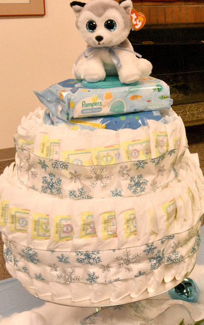 Baby Boy Diaper Cake