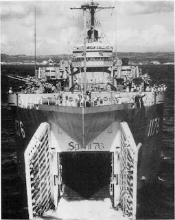 USS Graham County en Vieques, 1964