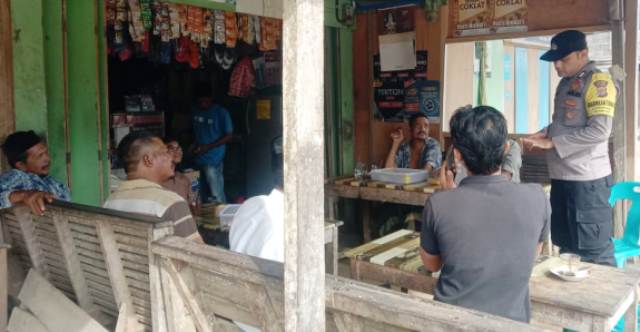 Sambang Warga, Ini Yang Disampaikan Bhabinkamtibmas Polsek Banda Alam Polres Aceh Timur