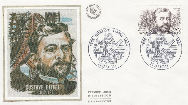 France 1982 FDC Gustave Eiffel