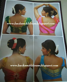 colourful silk saree with zari border blouse