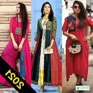 New Kurti Designs - Girls Kurti Designs 2023 - Kurti Collection Images - Ladies Kurti Designs - stylish kurti design - NeotericIT.com - Image no 27