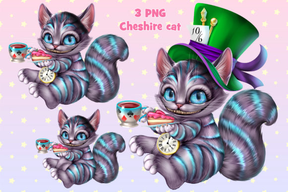 Download Cheshire Cat Compatible with Cameo Silhouette Studio, Cricut and other cutting machines for any crafting projects.